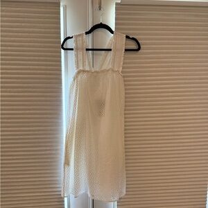 Everlane Eyelet Smock Dress